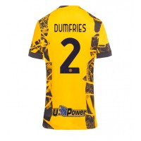 Camisa de time de futebol Inter Milan Denzel Dumfries #2 Replicas 3º Equipamento Feminina 2024-25 Manga Curta